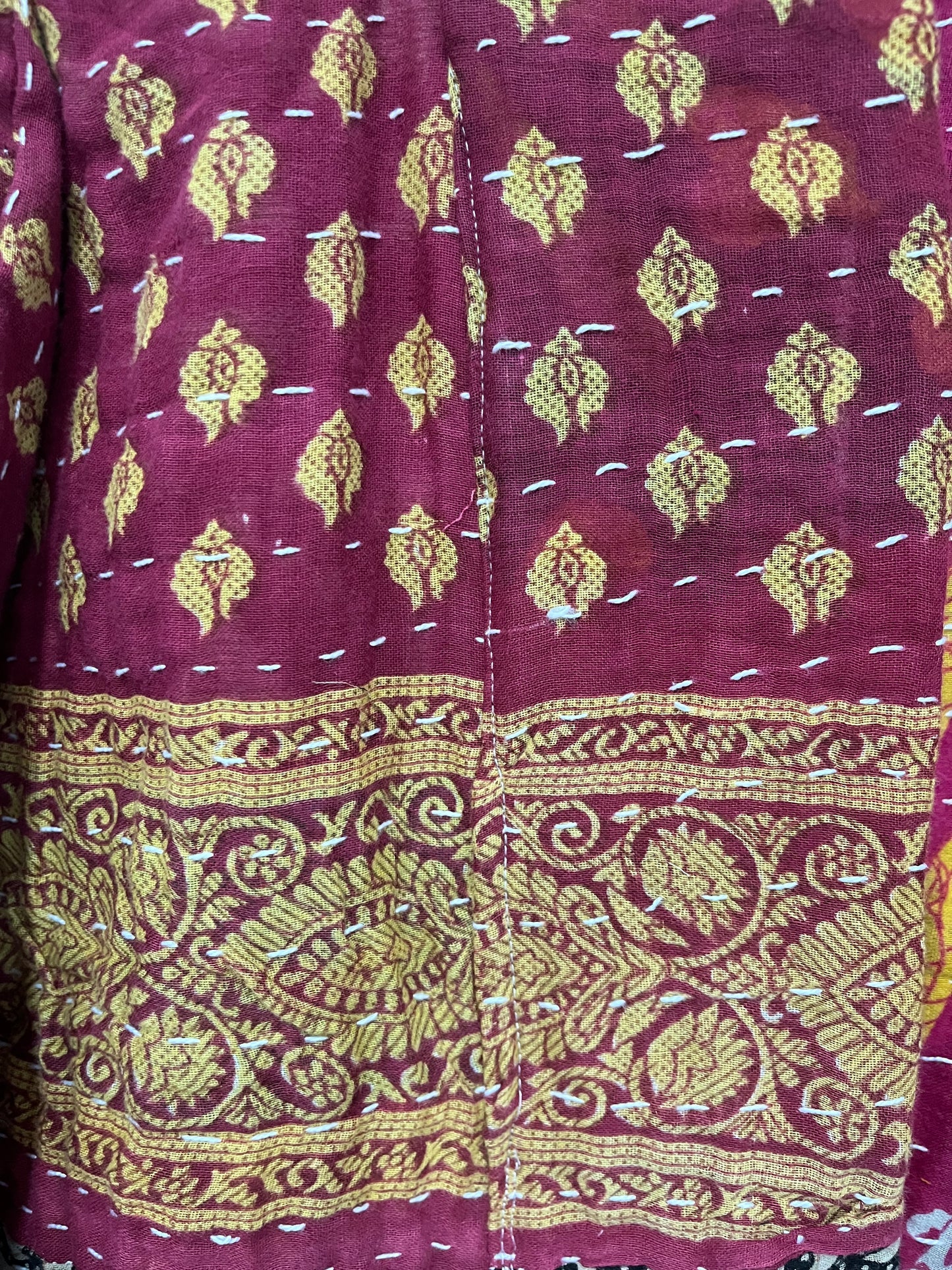 One-of-a-kind, reversible, quilted,